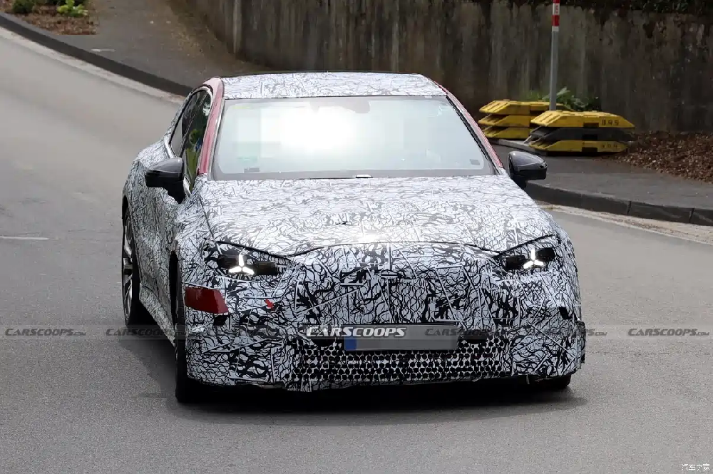 Expected Launch in 2027: Mercedes-AMG Electric C-Class Spy S···