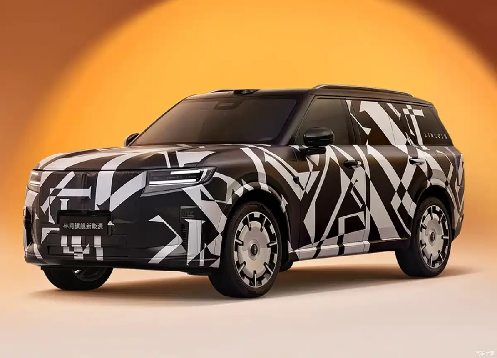 Equipped with LiDAR and disc-style wheels! Official spy shots of Lincoln’s flagship new-energy SUV released!